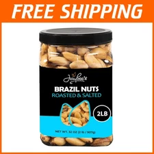 Roasted Brazil Nuts - 2lb Container
