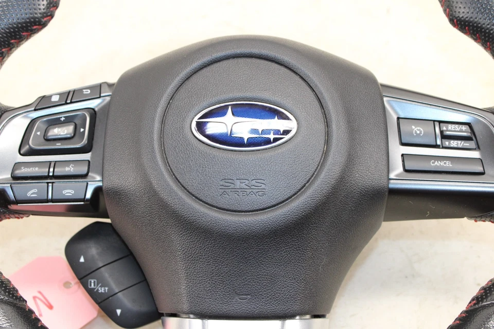 Conjunto de volante Subaru WRX STI 2015-2017 OEM NE72 Foto 3 de 4