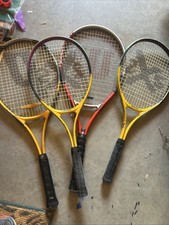 Vintage Rakieta tenisowa Zestaw 4 sztuk Wilson & Prince Przeczytaj!