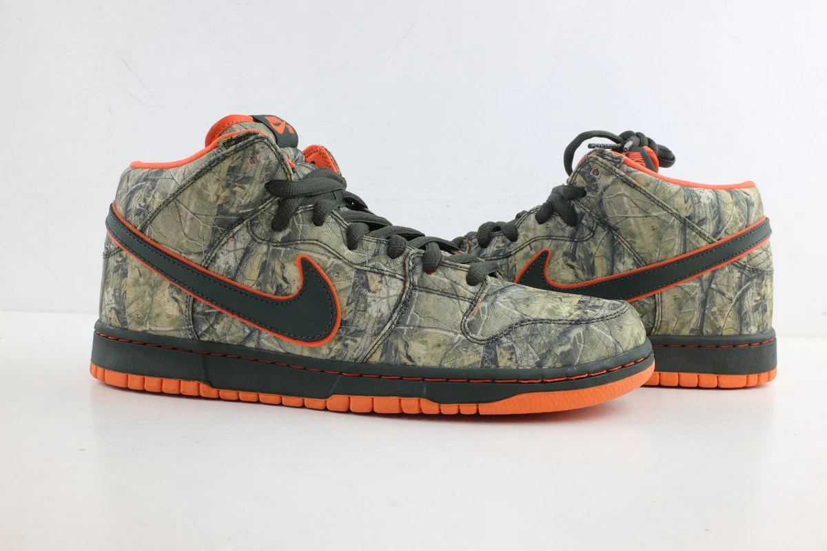 Nike Dunk Premium SB Mid Real Tree Camo | eBay