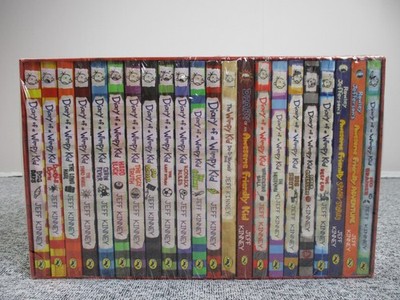 Diary Of A Wimpy Kid Box Of Books 22 Book Set Jeff Kinney Humor