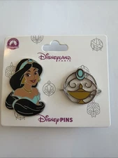Disneyland Paris Disney Princess Jasmine Lamp Pin Set DLP B