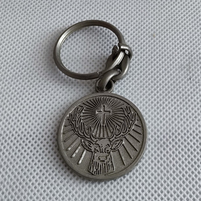 Jägermeister Metall Schlüsselanhänger   Vintage Werbeartikel