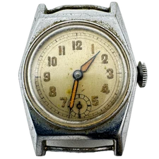 Vintage Bodens Edelstahl Hexagonal Men's Mechanical Wristwatch Steel & Chrome