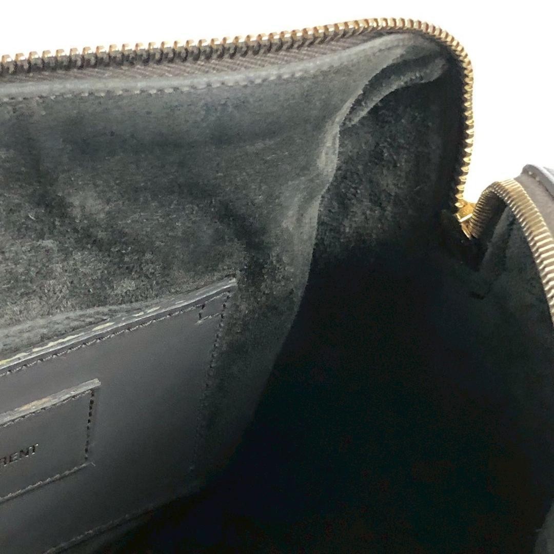 SAINT LAURENT Leather 2WAY Baby Duffle Bag Gray Classic Shoulder Crossbody thumbnail 22