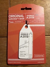 Aviationtag easyJet A319 G-EZII weiss