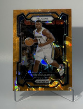 2023 Panini Prizm Zion Williamson Orange Ice Pelicans #27