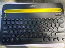 Logitech K480 Wireless Multi-Device Keyboard - Bluetooth - Black - Used
