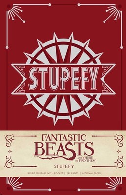 Fantastic Beasts and Where to Find Them: Stupefy Hardcover Ruled Journal (Ha...