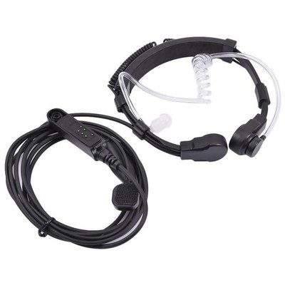 Acoustic Tube Throat Vibration Mic Headset For Baofeng UV-9R Plus BF-9700 GT-3WP
