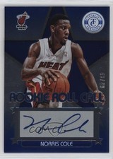 2012-13 Totally Certified Rookie Roll Call Blue /49 Norris Cole #34 Auto 05fy