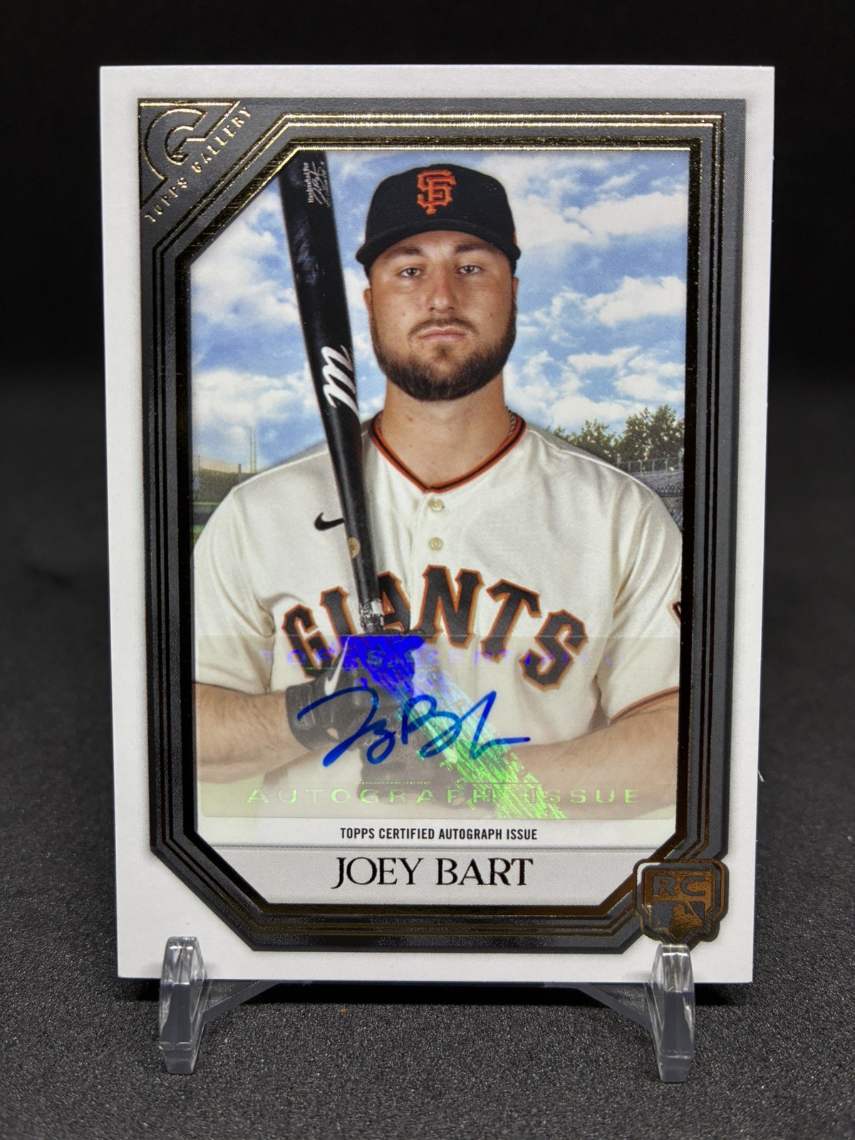 Joey Bart 2021 Topps Gallery Rookie Autograph Auto RA-JB SF Giants Catcher