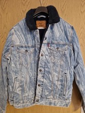 Levi's Sherpa Jacke Levi's Justin Timberlake Gr.M Fresh Leaves Justin Timberlake