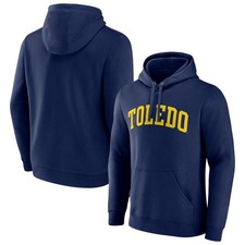 Men's Navy Toledo Rockets Basic Arch Pullover Hoodie