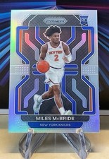 2021-22 Panini PRIZM MILES MCBRIDE #283 SILVER PRIZM ROOKIE RC NEW YORK KNICKS