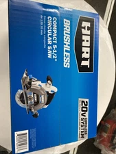 HART 20-Volt Compact Circular Saw 5 1/2 Brushless Battery Operated (Tool Only)