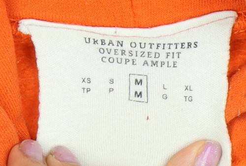 Urban Outfitters Orange Hoodie, M, Unisex, Graphic - Picture 3 of 12
