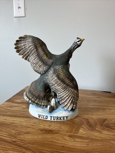 Vintage Austin Nichols 1983 Flying Wild Turkey #1 Empty Liquor Decanter