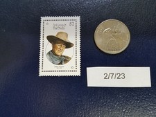 John Wayne American Actor 1987 Antigua & Barbuda Stamp