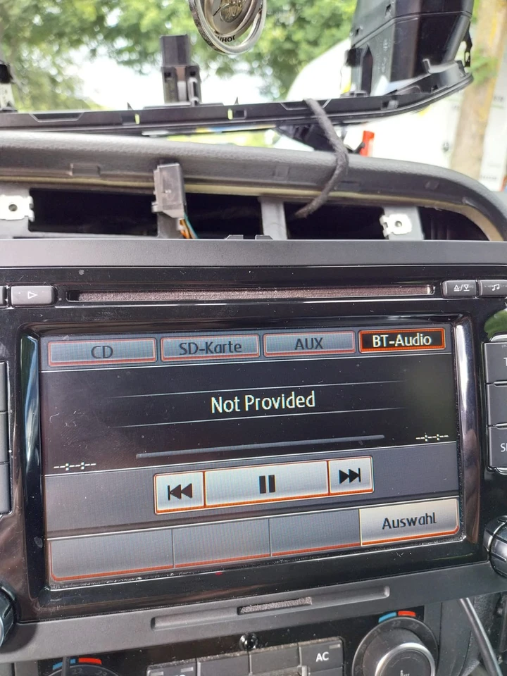VW RCD 510 Autoradio 6 Fach CD Wechsler Integ,SD,Caddy,T5,T6,Tiguan,Golf 6, TDi, - Bild 2 von 4