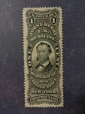 U.S.A MATCH AND MEDICINE STAMP SCOTT RS114d, Undamaged Example.