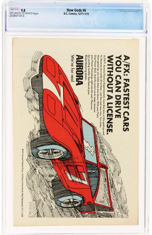 New Gods #6 CGC 9.8 (Dc, 1972) Jack Kirby and Vince Colletta cover 1 of 10 9.8's - Image 2 of 4