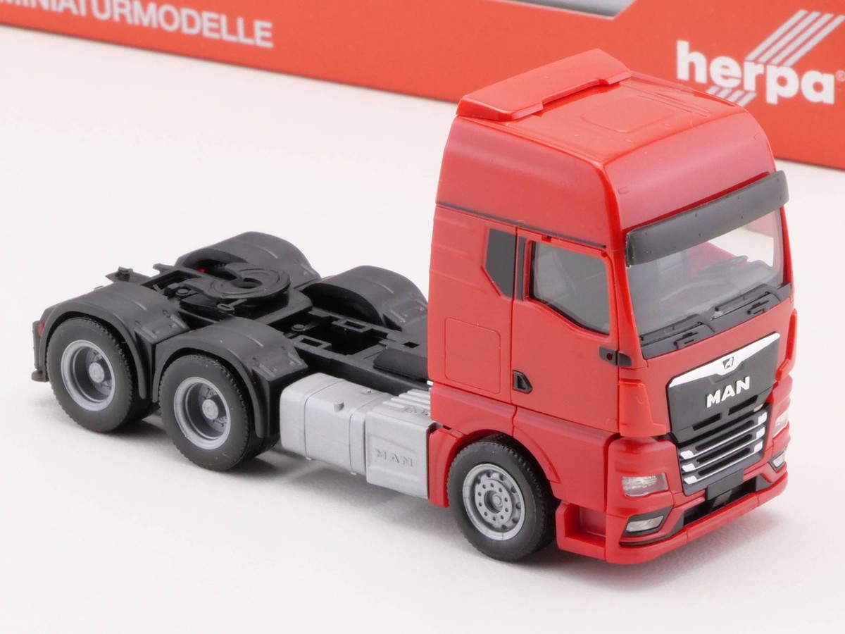 Herpa 313117 MAN TGX GX Zugmaschine mit Ladekran 1:87 WIE