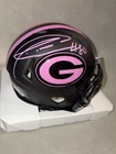 Donald Driver Signed Green Bay Packers Pink Mini Helmet JSA WITNESS COA