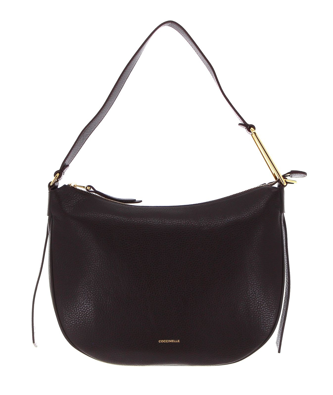 COCCINELLE Coccinelle Priscilla Handbag Grained Leather Darkbrown