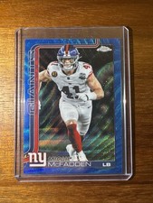 2025 Topps Chrome Blue Refractor Micah McFadden /150