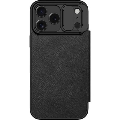 Handyhülle mit Klappe für iPhone 17 Pro Max Nillkin Case Flip Cover Etui Schwarz