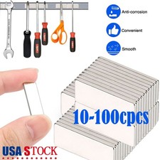 Lot Neodymium Magnets Block Disc N45 Super Strong Rare Earth 1 0.3 0.08in Fridge