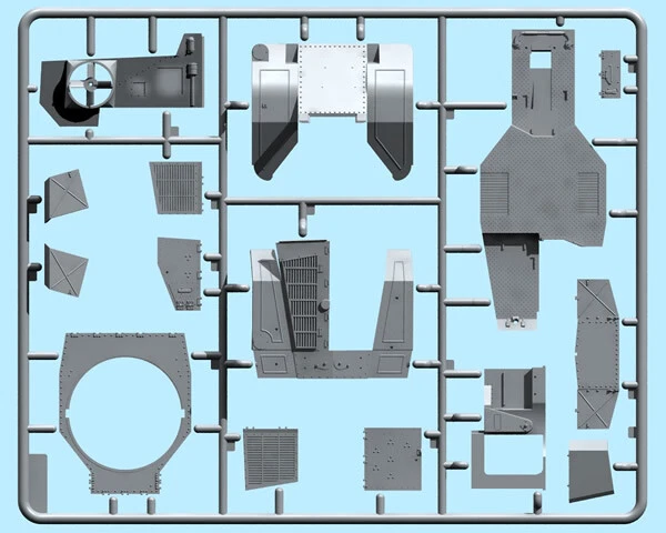 Panhard 178 with French Armoured Vehicle Crew 1:35 ICM35381 - icm modellismo - Immagine 3 di 4