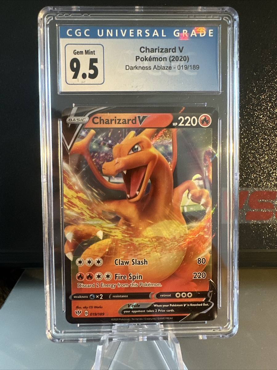 Pokemon Charizard Darkness Ablaze V 19/189 PSA 9.5 Gem Mint | eBay