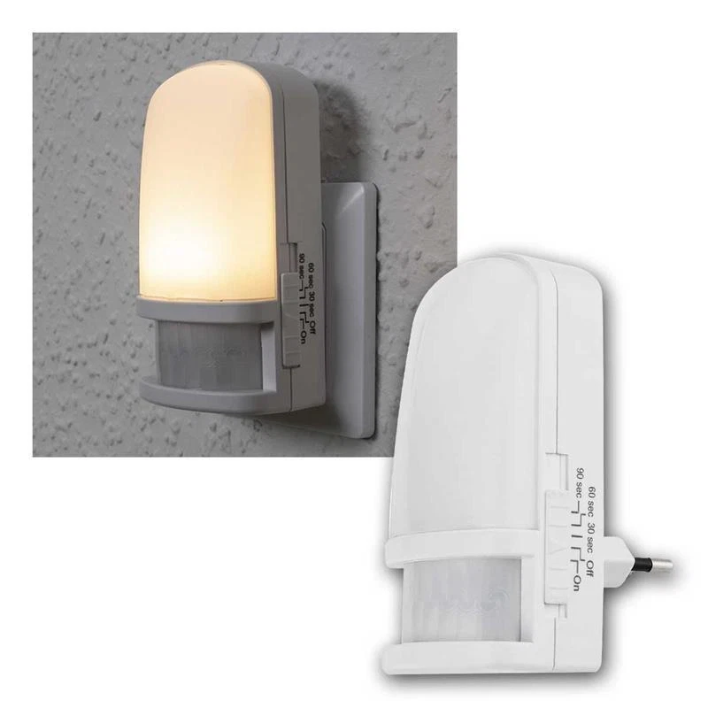 Sensor Luz Nocturna, 3 LED Blanco, Luz de Emergencia Luz de Orientación con Detector de Movimiento