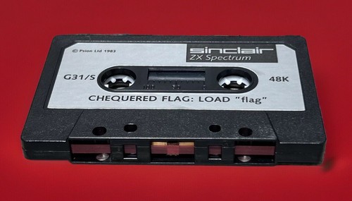Sinclair ZX Spectrum 48k Chequered Flag Racing Game Tape Cassette Vintage 1980s - Bild 6 von 7