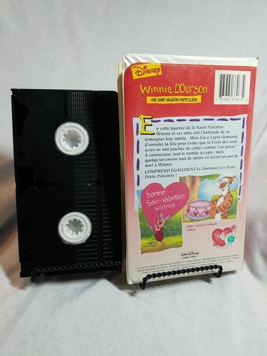 Winnie The pooh - Un Valentine's Day (VHS)(French) Testé Clamshell - Picture 2 of 2