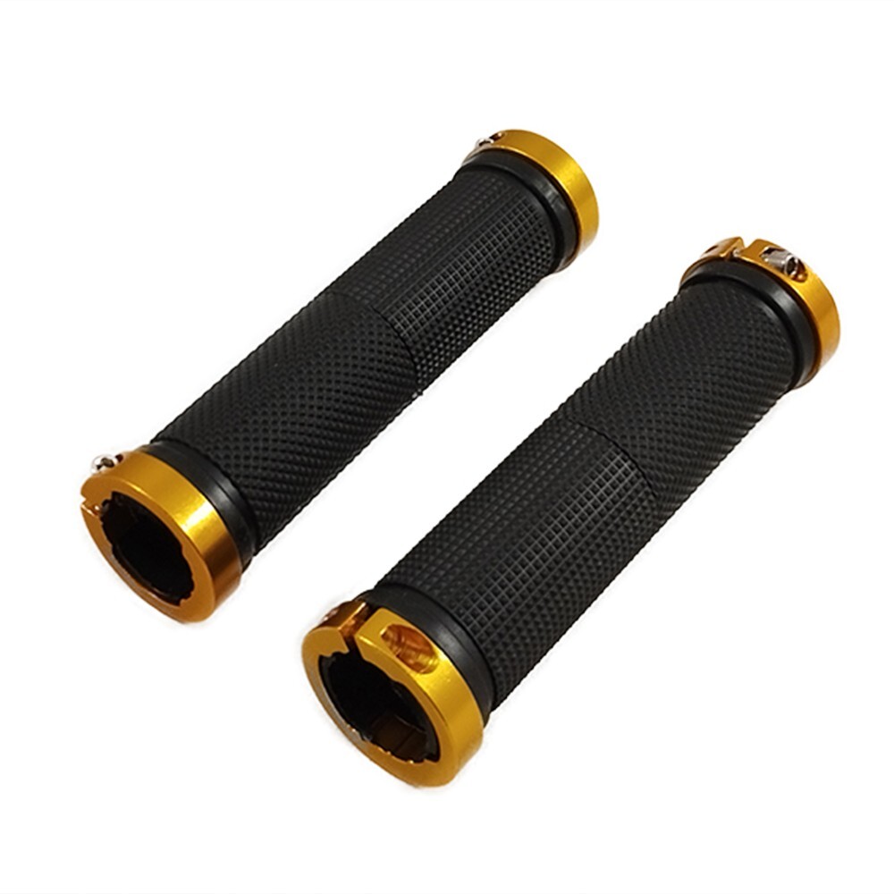 Bike Bicycle Handlebar Grips Enduro Lock On Black For Rocky