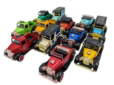America Retro Classic Car Sound Light Metal Die-cast Cars Model Toys - You Pick