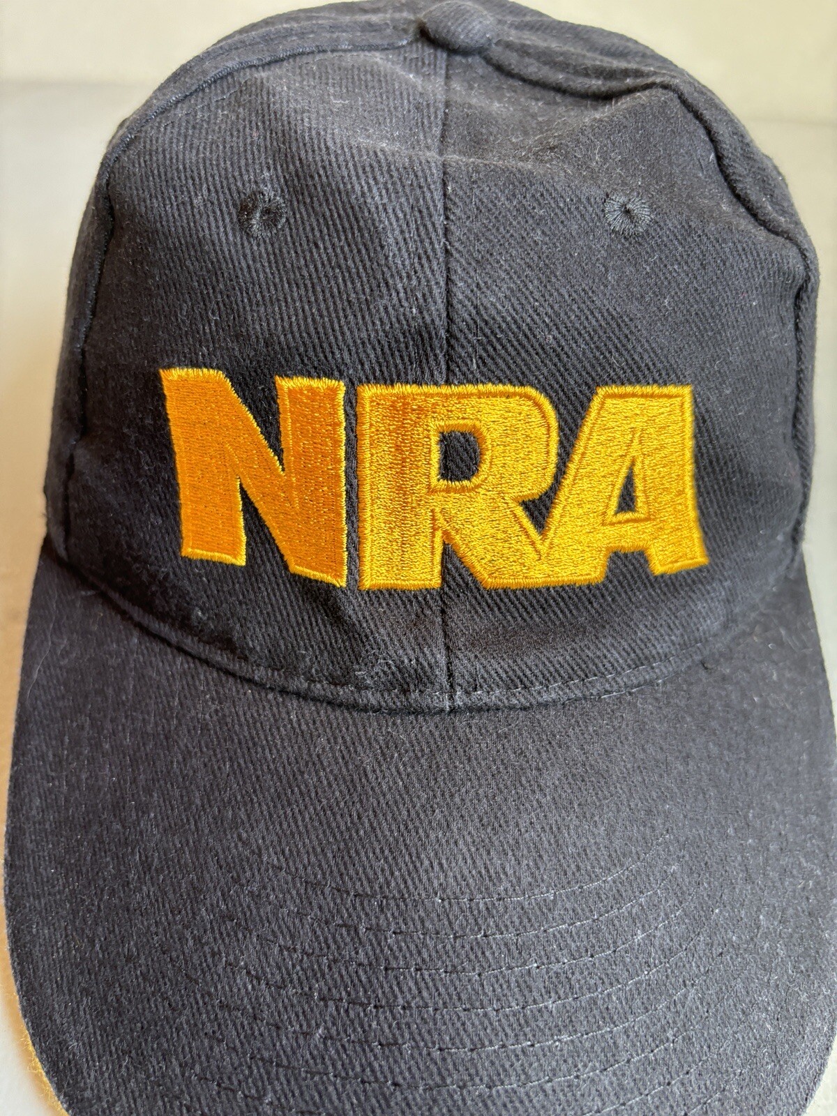 NRA Strapback Hat Adjustable American Flag Patch … - image 2
