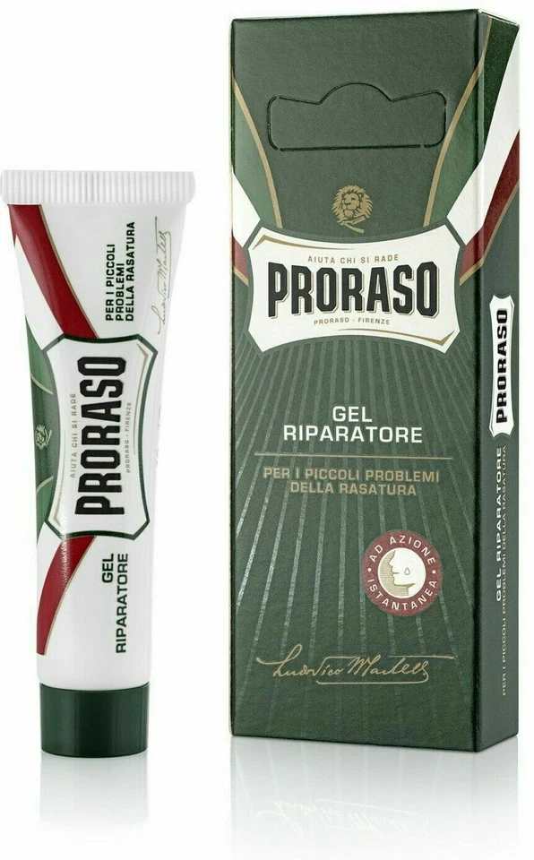 PRORASO Shave Cut Healing Repair Gel 10ml-Stems Bleeding From Razor Nicks & Cuts