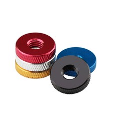 Aluminum Alloy Flat Thin Knurled Thumb Nut Handle Knob Nuts M3 M4 M5 M6 M8 M10