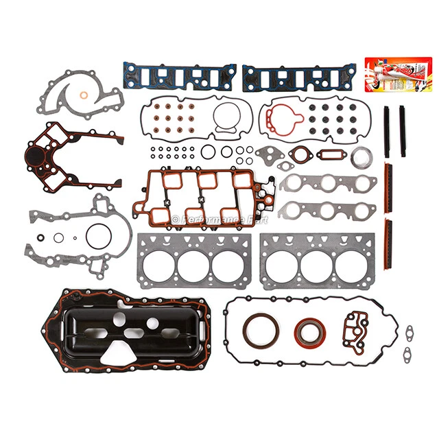 Juego completo de juntas para 95-03 Chevy Buick Oldsmobile Pontiac 3.8 1er 2do Des VIN 2 K Foto 2 de 4
