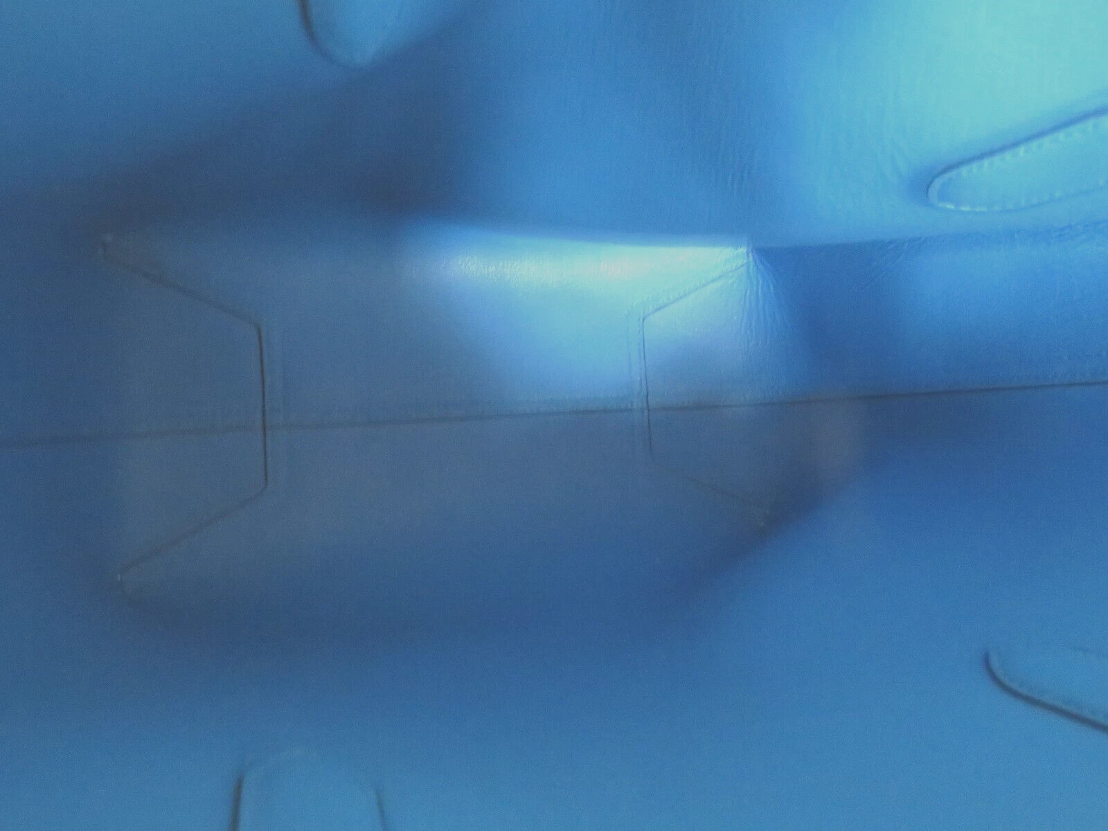 Borsa KATE SPADE blu chiaro braccialetto abbinato reversibile blu medio borsetta carriera