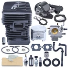 Engine Rebuild Cylinder Piston Carb Kit For Stihl MS390 MS290 MS310 029 039 Part