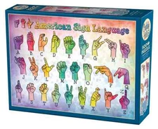 Sign Language 500 Piece Jigsaw Puzzle Cobble Hill New