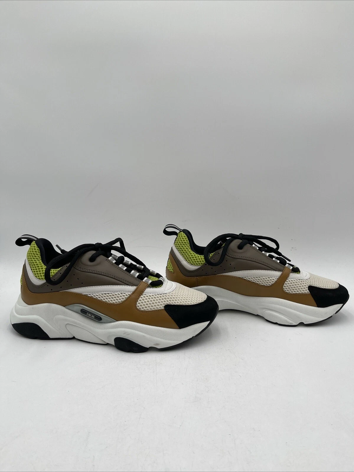 Baskets épaisses DIOR HOMME B22 cuir motif colorblock taille 42