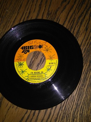 I'M MOVING ON-CYNTHIA RICHARDS.VINYL 7''45RPM.BIG SHOT VG+