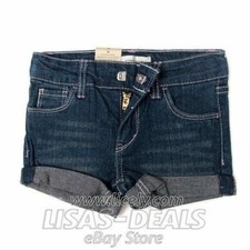 LEVI'S GIRL'S SHORTY SHORT SHORTS, CHOOSE COLOR SIZE NEW
