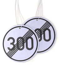 2x Funny Car Fragrance Tree Speed Limit 300 Lifted Highway PS Fragrance For Car 